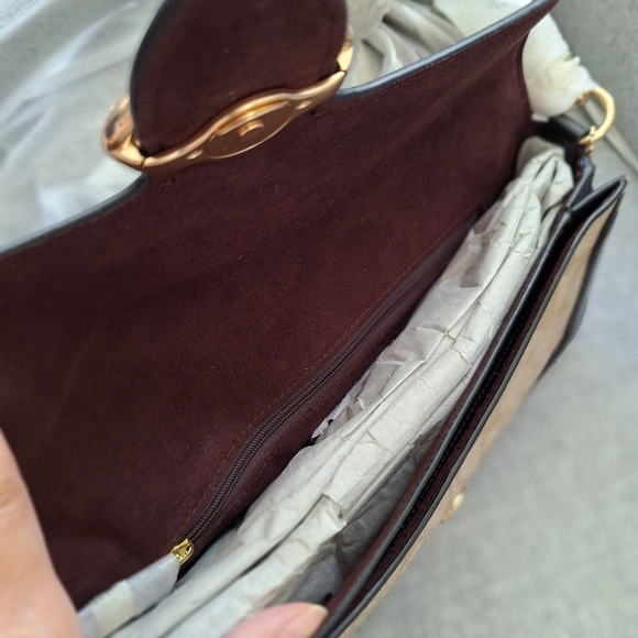 BRAND NEW Coach Georgie Shoulder Bag in Blocked Signature Canvas RARE - Picture 10 of 12